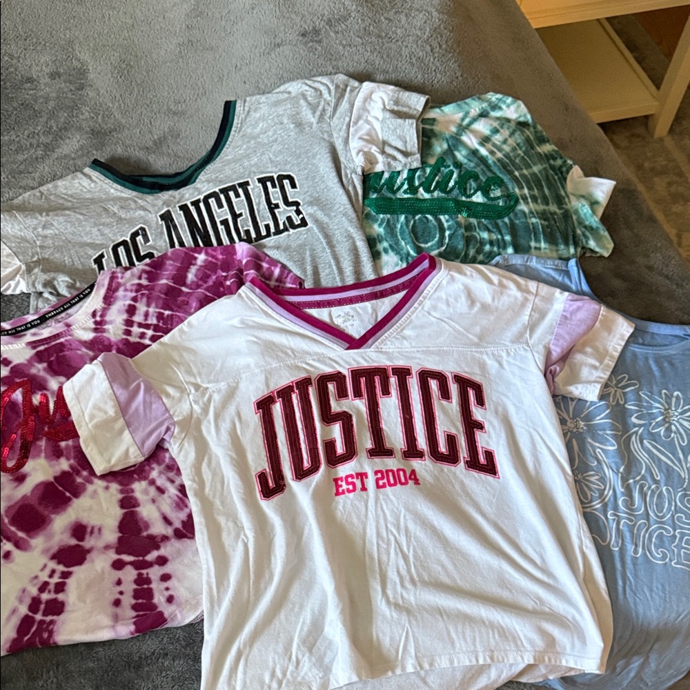 Justice Kids' Graphic and Tie-Dye Tees Collection